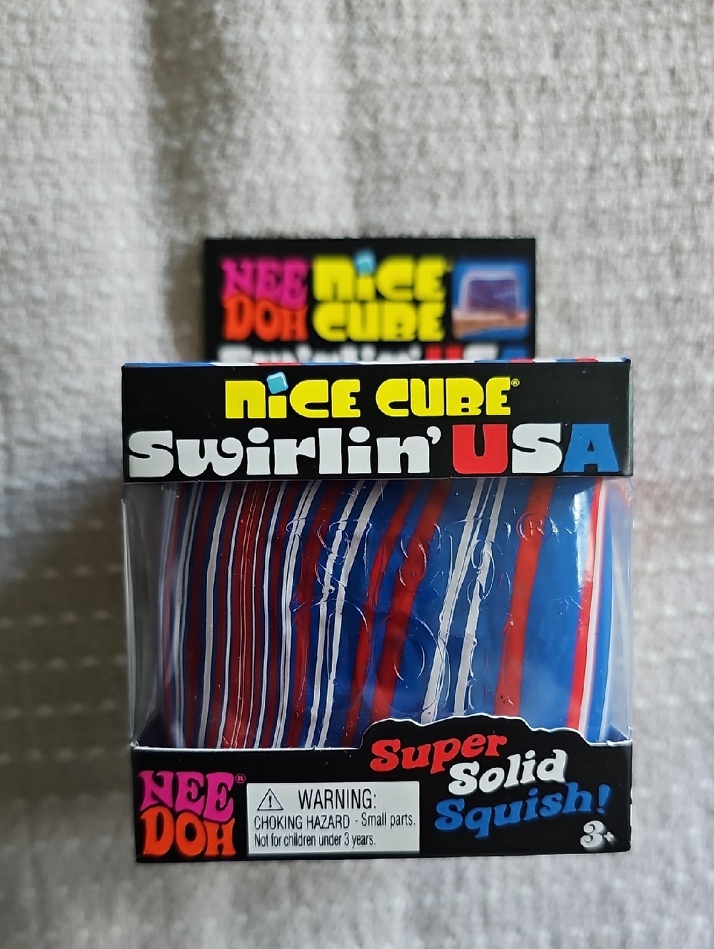 NEW! Nee Doh Nice Cube Swirlin' USA